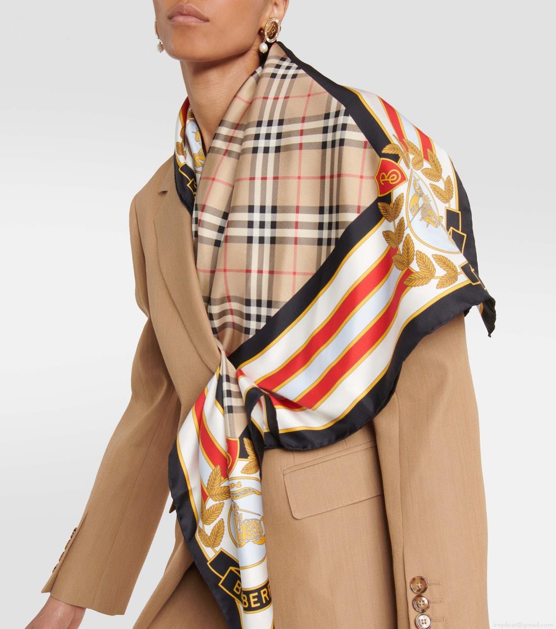 BurberryMontage silk scarf BurberryMontage silk scarf
