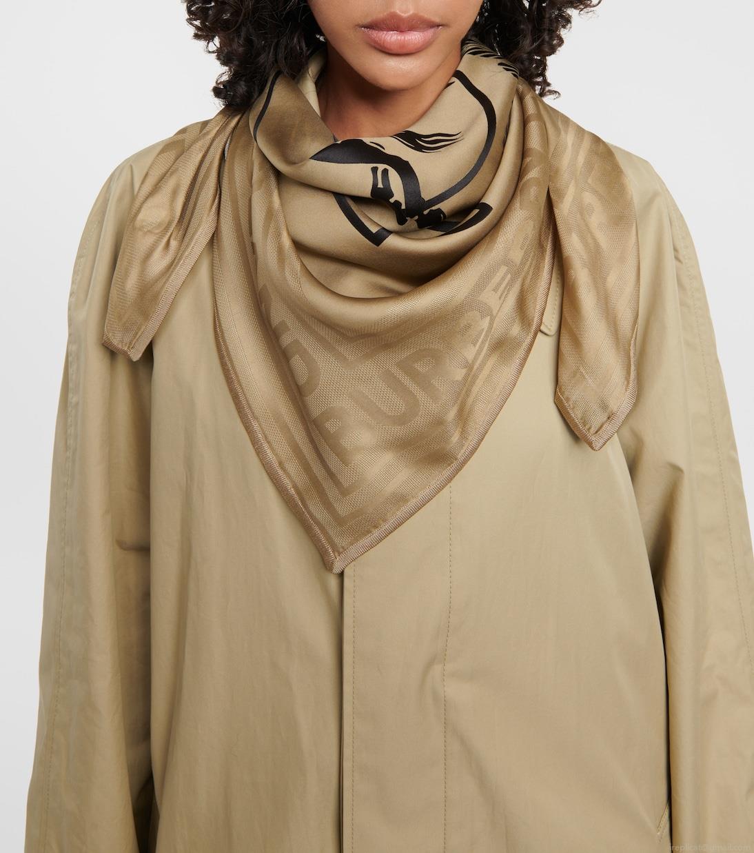 BurberryPrinted silk scarf BurberryPrinted silk scarf