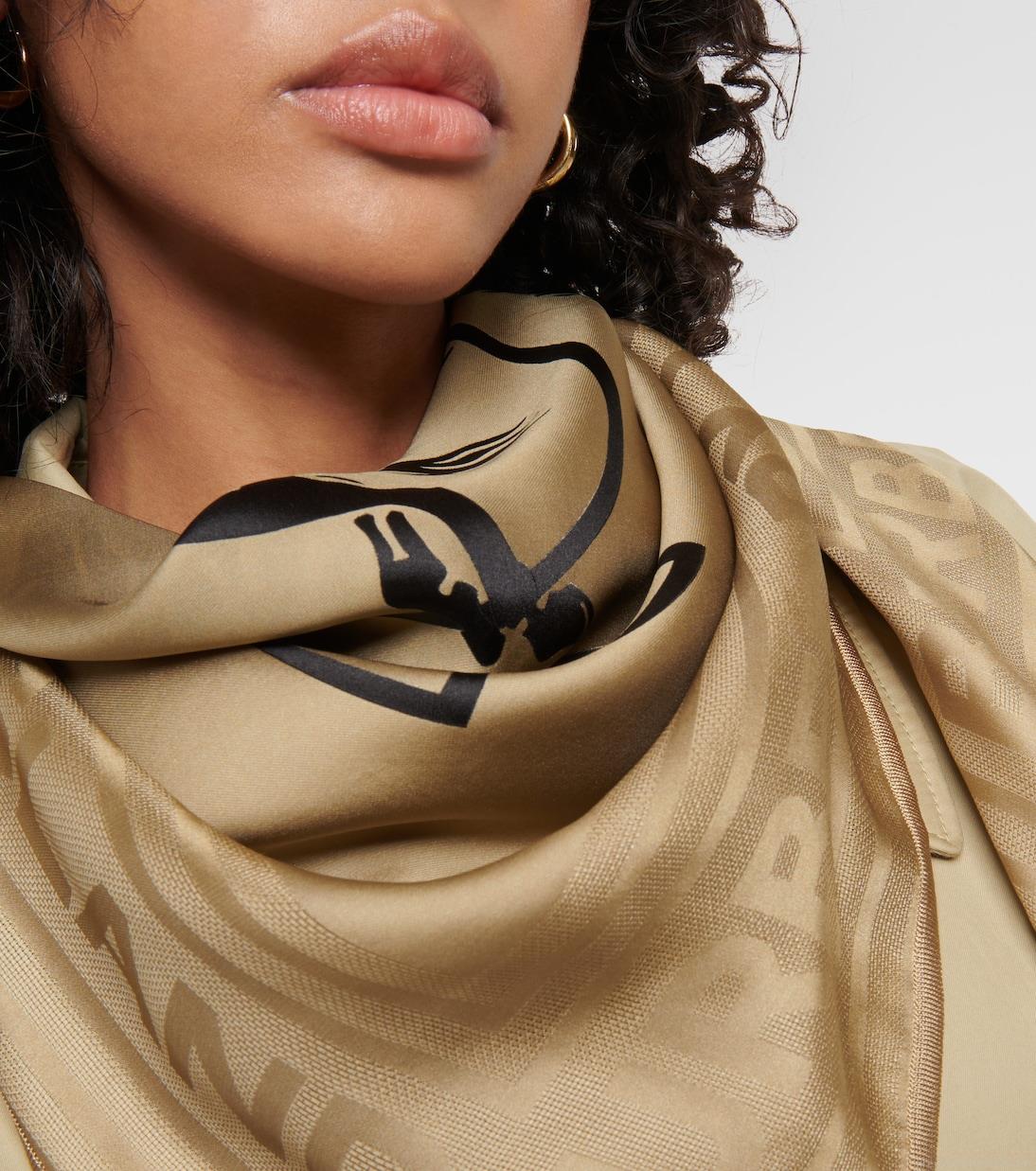 BurberryPrinted silk scarf BurberryPrinted silk scarf