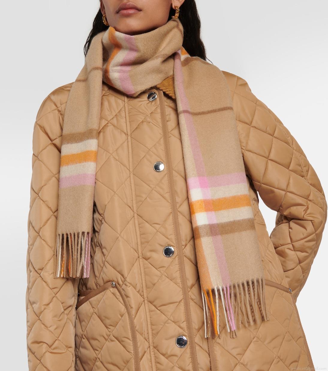 BurberryBurberry Check cashmere scarf BurberryBurberry Check cashmere scarf