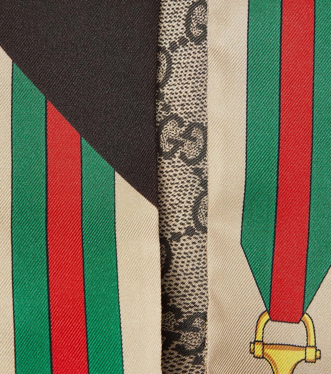 GucciGG printed silk scarf GucciGG printed silk scarf