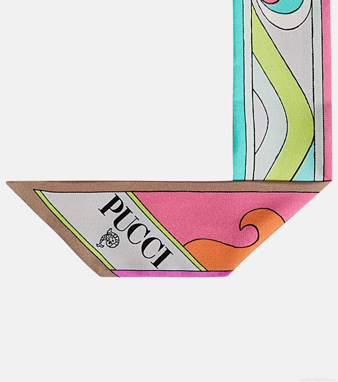 PucciIride silk twill scarf PucciIride silk twill scarf