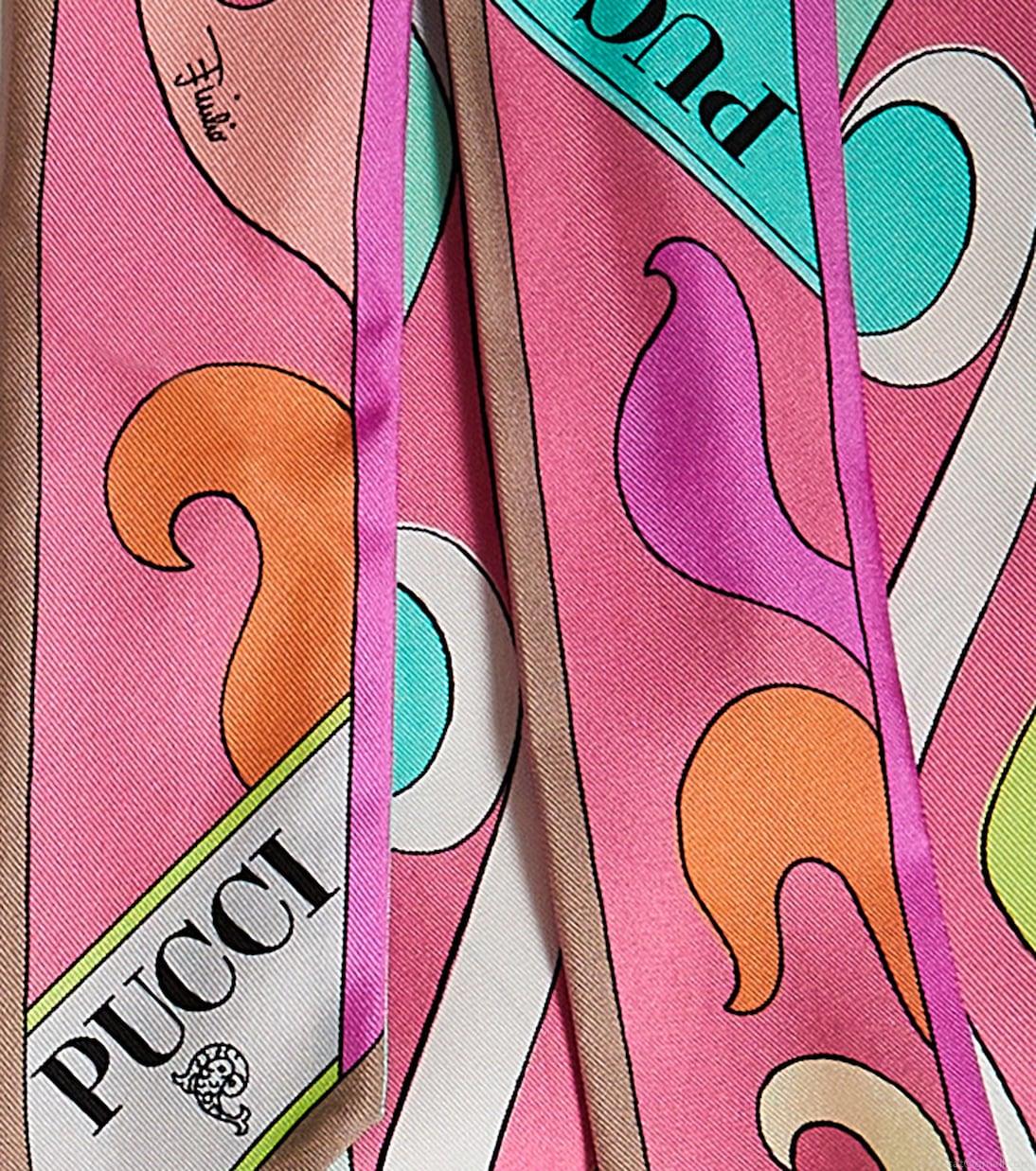 PucciIride silk twill scarf PucciIride silk twill scarf