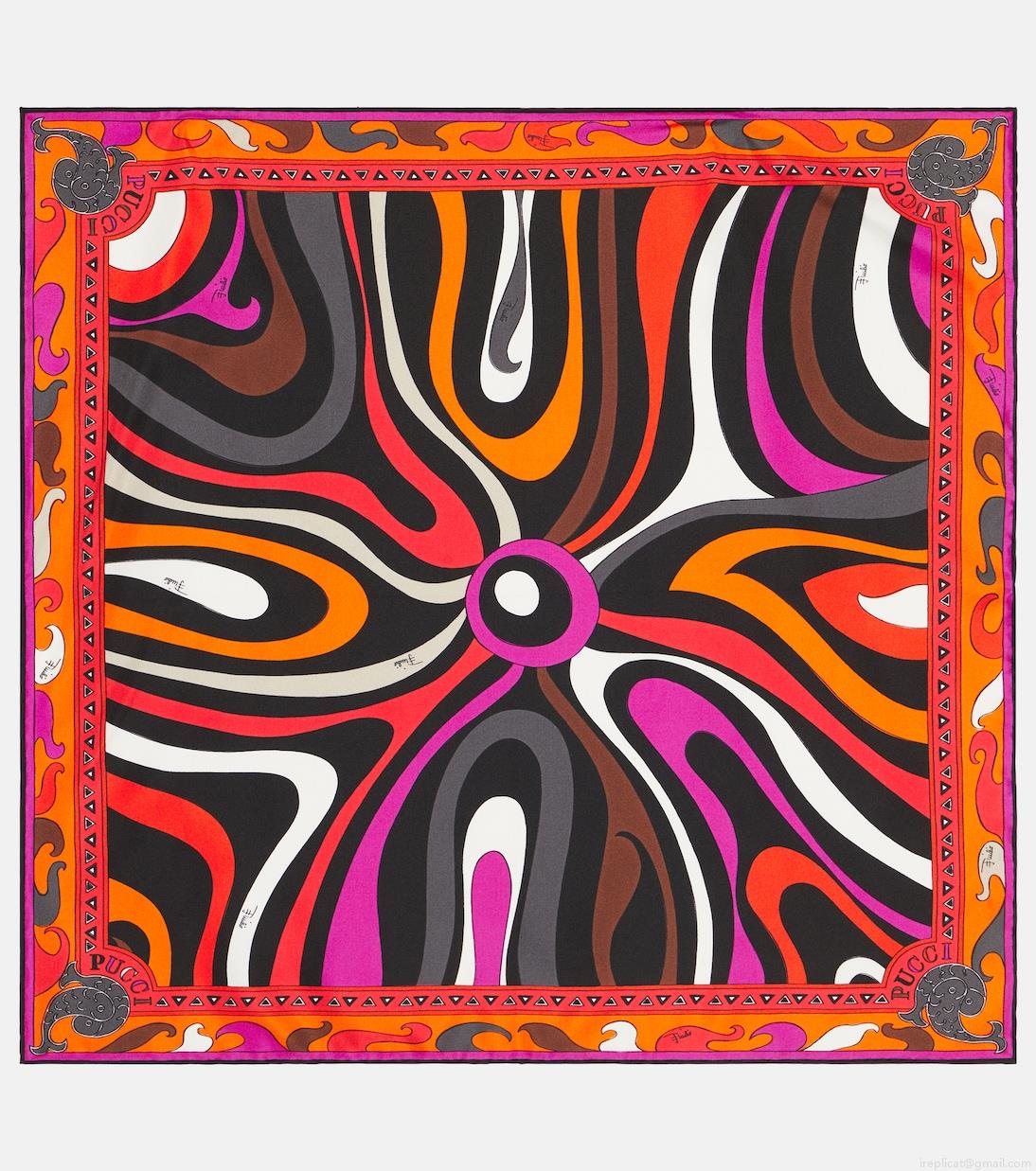 PucciMarmo silk twill scarf PucciMarmo silk twill scarf