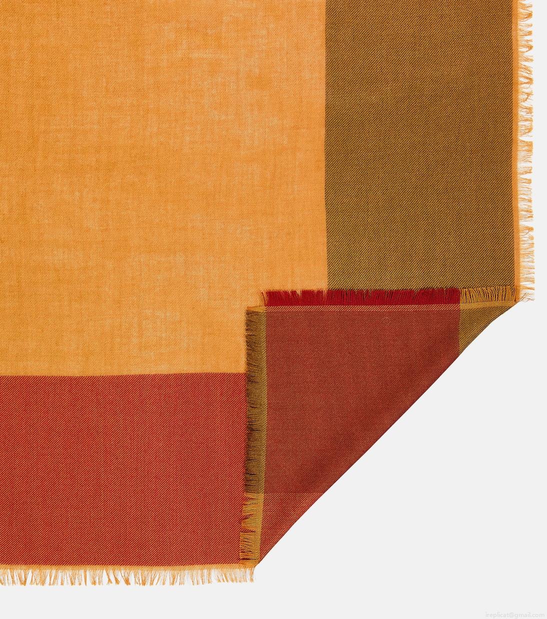 Loro PianaQuadrilatero del Silenzio cashmere and silk scarf Loro PianaQuadrilatero del Silenzio cashmere and silk scarf