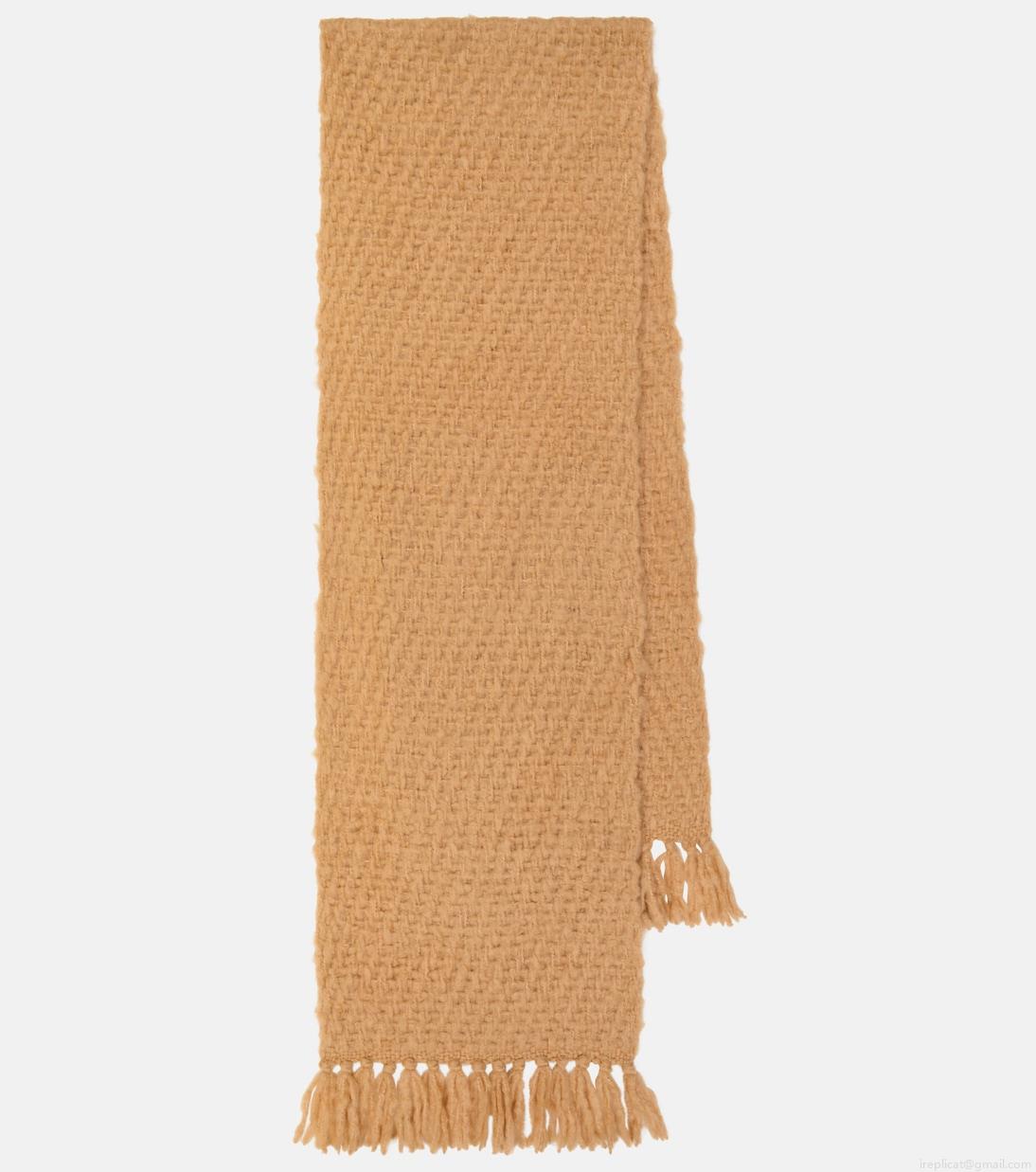 Loro PianaFringed cashmere and silk scarf Loro PianaFringed cashmere and silk scarf