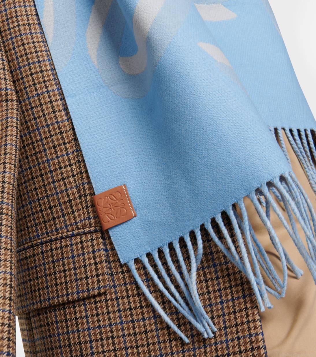 LoeweAnagram wool, cashmere, and silk scarf LoeweAnagram wool, cashmere, and silk scarf