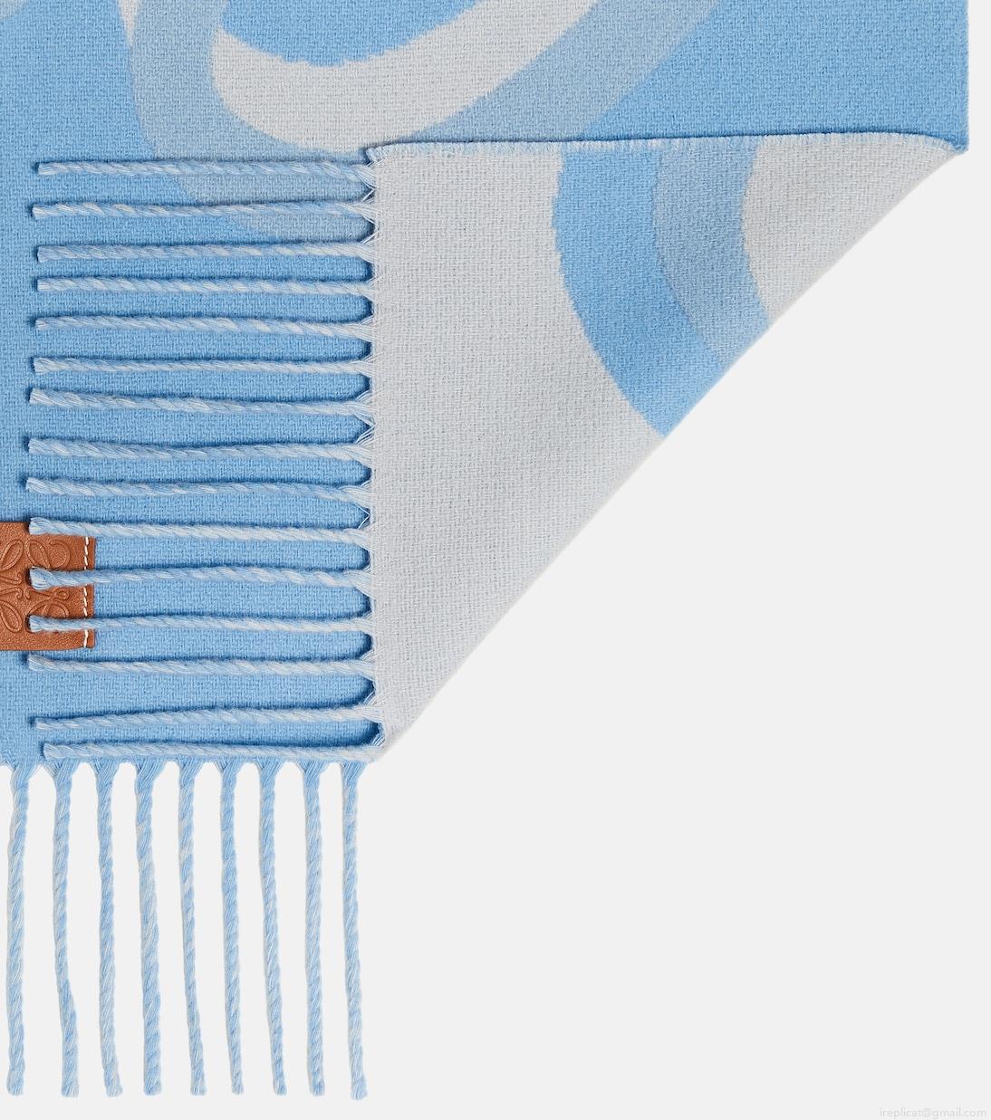 LoeweAnagram wool, cashmere, and silk scarf LoeweAnagram wool, cashmere, and silk scarf