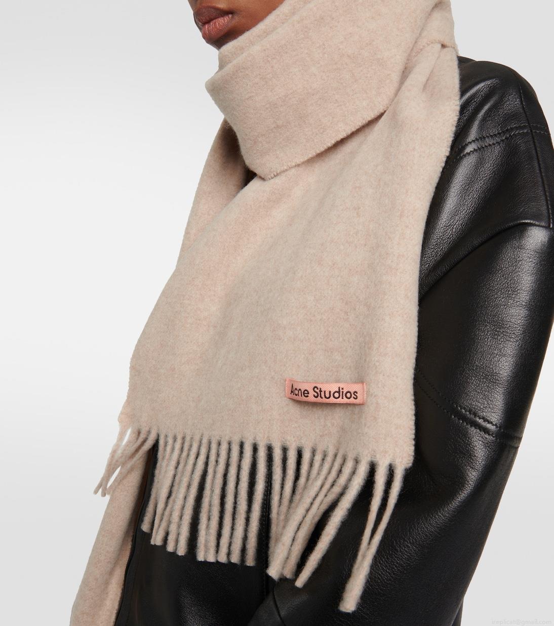 Acne StudiosCanada Skinny fringed wool scarf Acne StudiosCanada Skinny fringed wool scarf