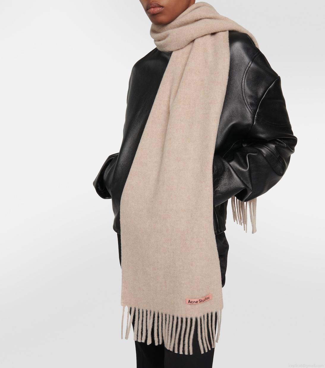Acne StudiosCanada Skinny fringed wool scarf Acne StudiosCanada Skinny fringed wool scarf