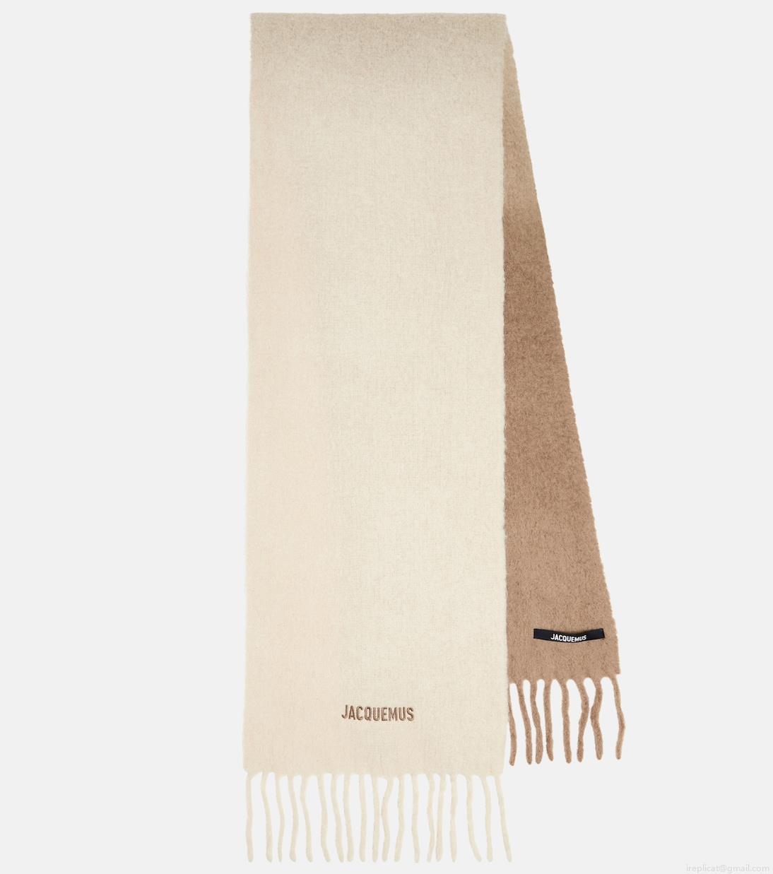 JacquemusL\'écharpe Moisson alpaca-blend scarf JacquemusL\'écharpe Moisson alpaca-blend scarf