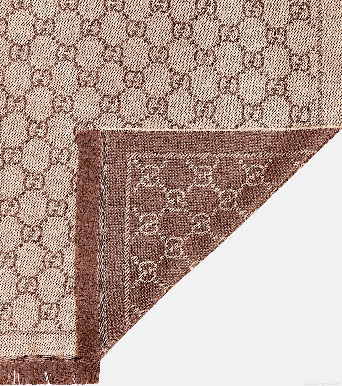 GucciGG wool jacquard scarf GucciGG wool jacquard scarf