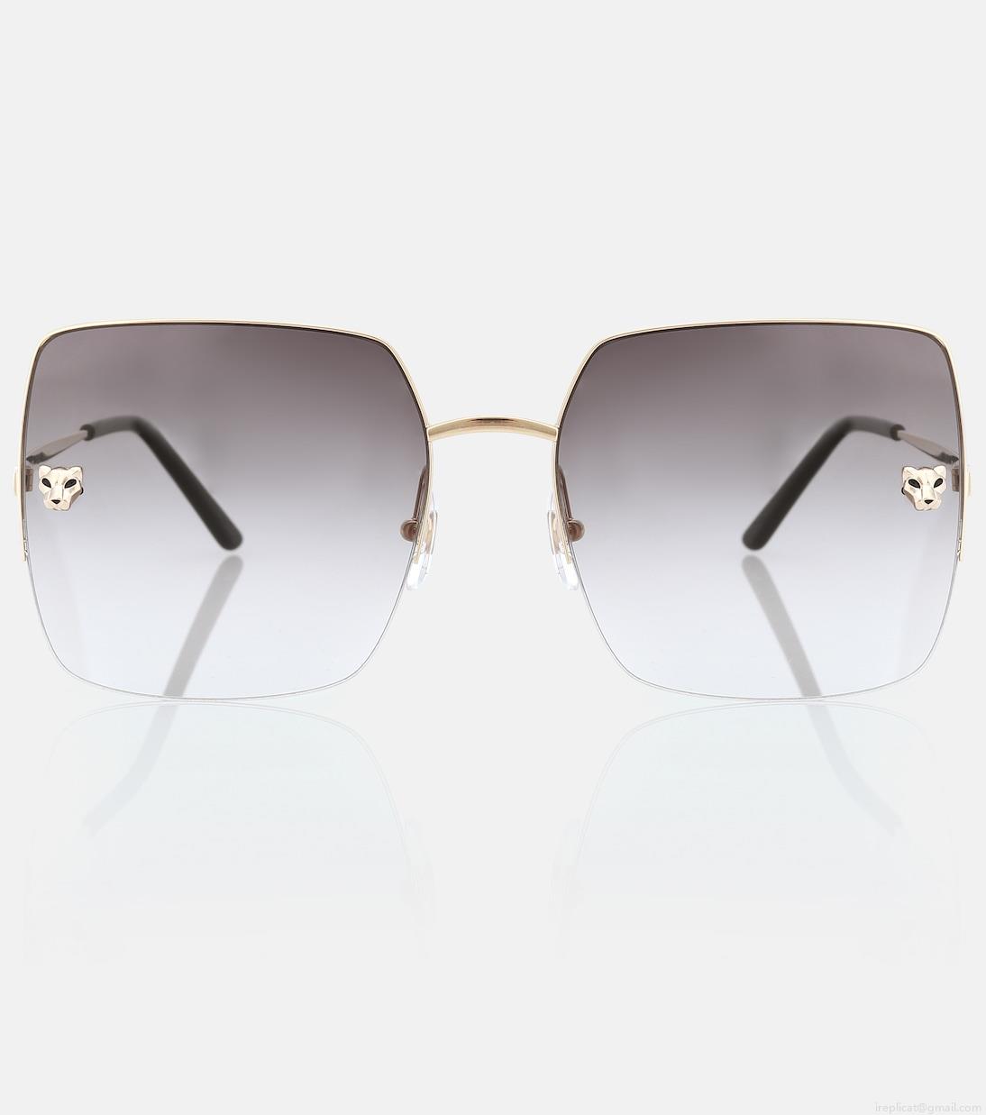 Cartier Eyewear CollectionPanthère de Cartier square sunglasses Cartier Eyewear CollectionPanthère de Cartier square sunglasses