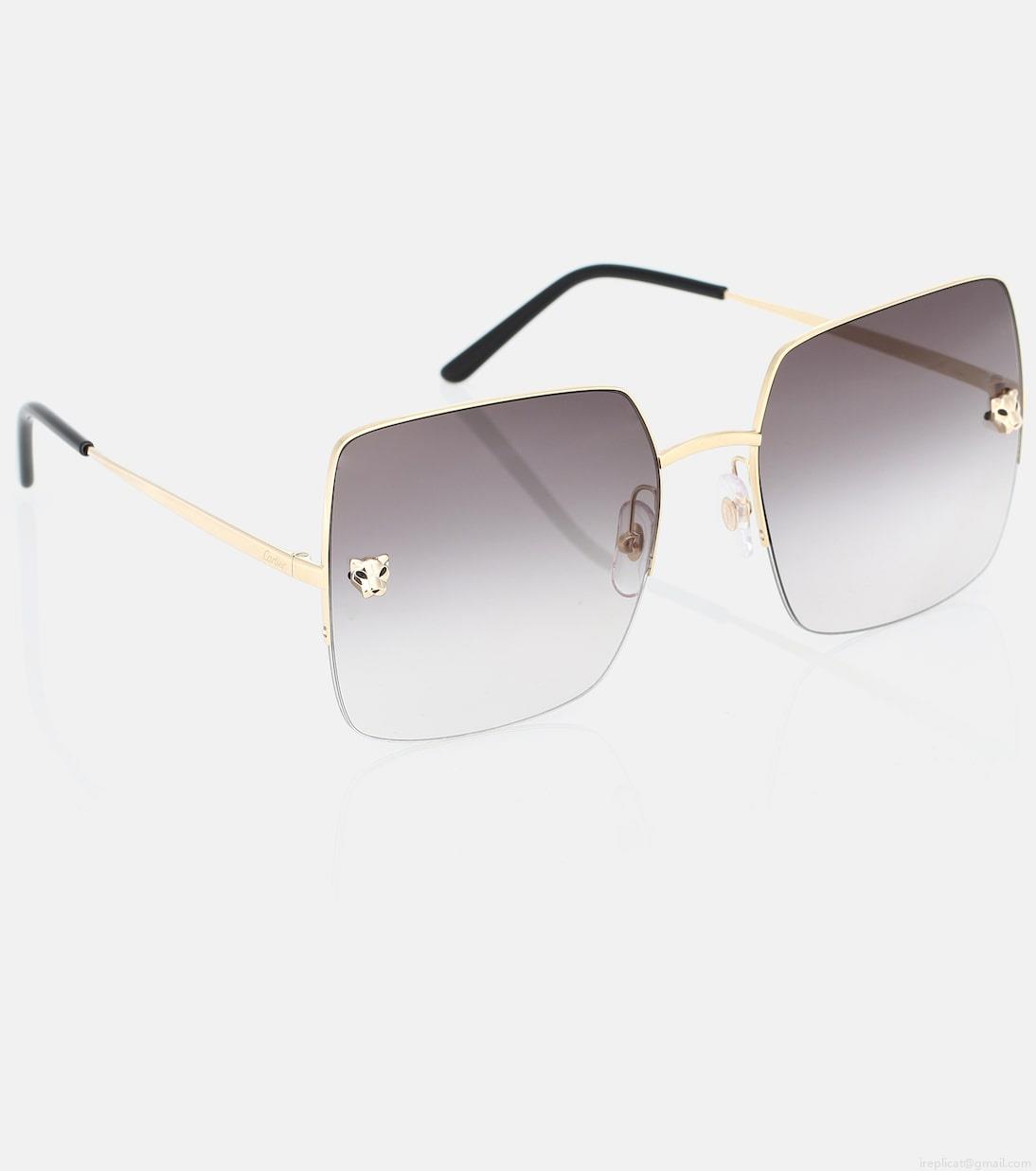Cartier Eyewear CollectionPanthère de Cartier square sunglasses Cartier Eyewear CollectionPanthère de Cartier square sunglasses