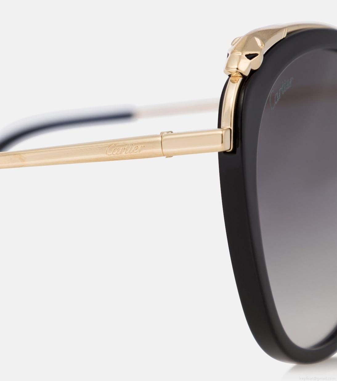 Cartier Eyewear CollectionPanthère de Cartier oversized sunglasses Cartier Eyewear CollectionPanthère de Cartier oversized sunglasses