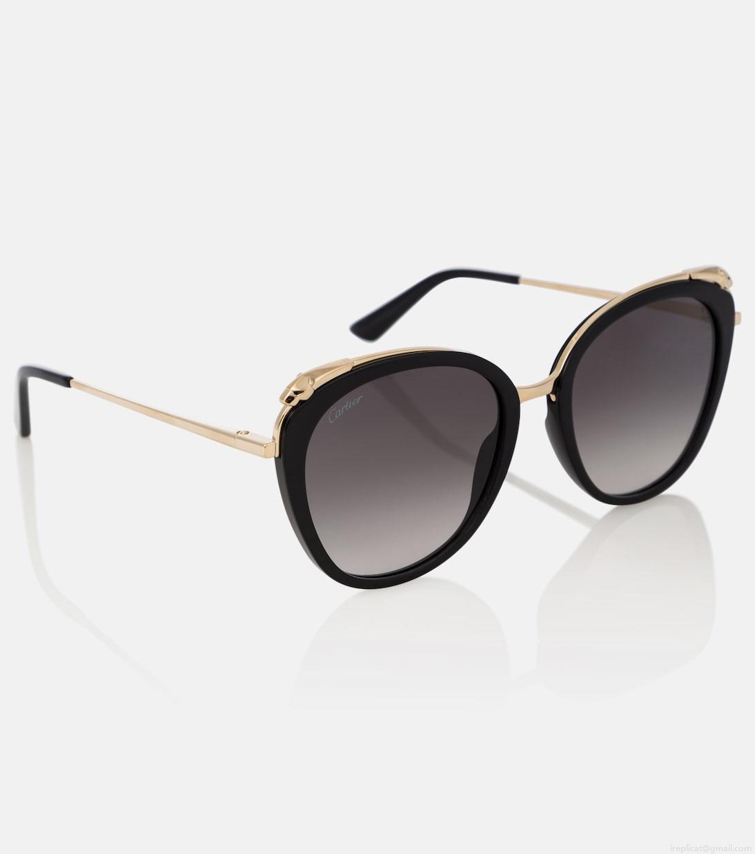 Cartier Eyewear CollectionPanthère de Cartier oversized sunglasses Cartier Eyewear CollectionPanthère de Cartier oversized sunglasses