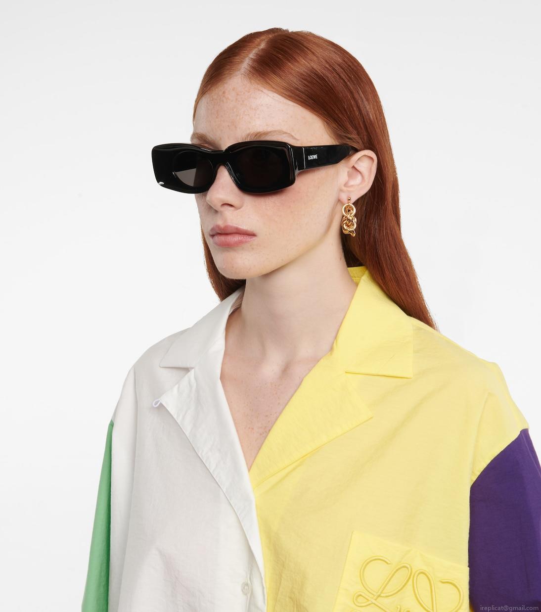 LoewePaula\'s Ibiza rectangular sunglasses LoewePaula\'s Ibiza rectangular sunglasses