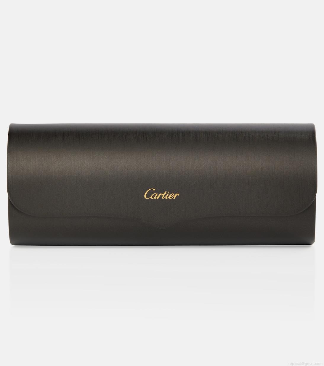 Cartier Eyewear CollectionSantos de Cartier square sunglasses Cartier Eyewear CollectionSantos de Cartier square sunglasses