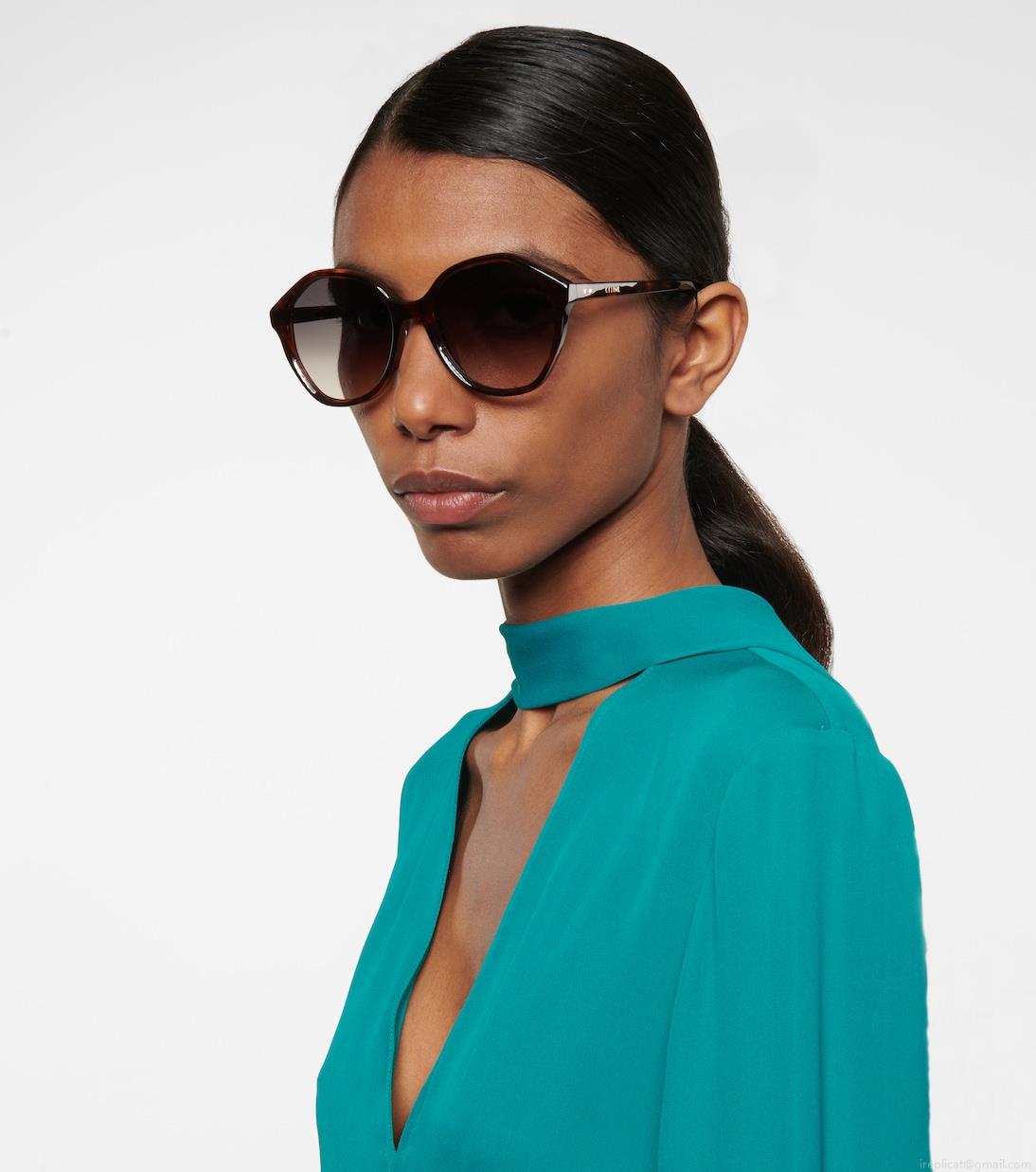 Celine EyewearOversized round sunglasses Celine EyewearOversized round sunglasses