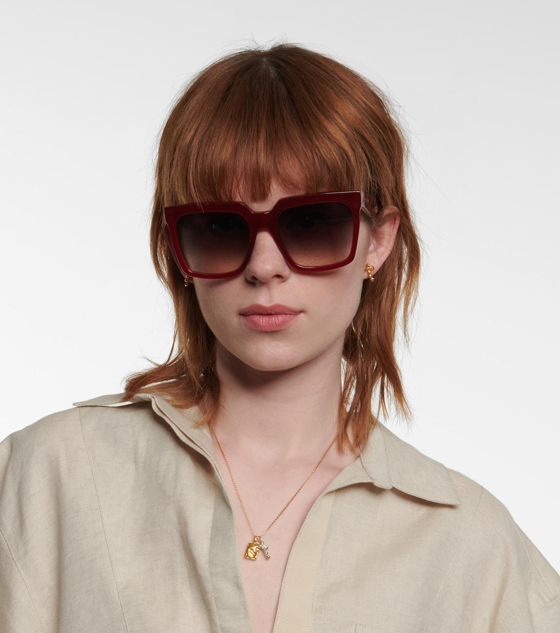 Celine EyewearSquare acetate sunglasses Celine EyewearSquare acetate sunglasses