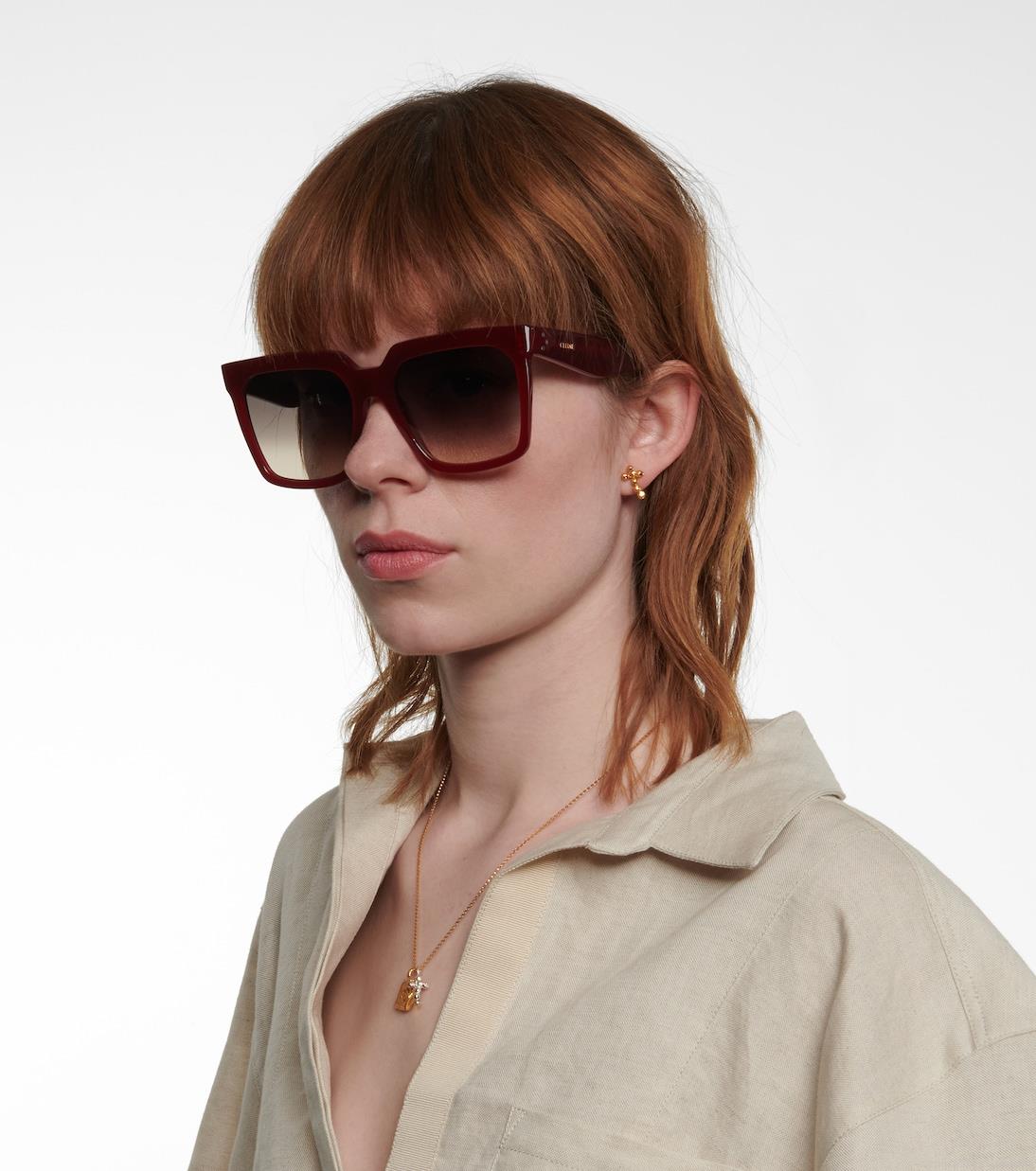 Celine EyewearSquare acetate sunglasses Celine EyewearSquare acetate sunglasses