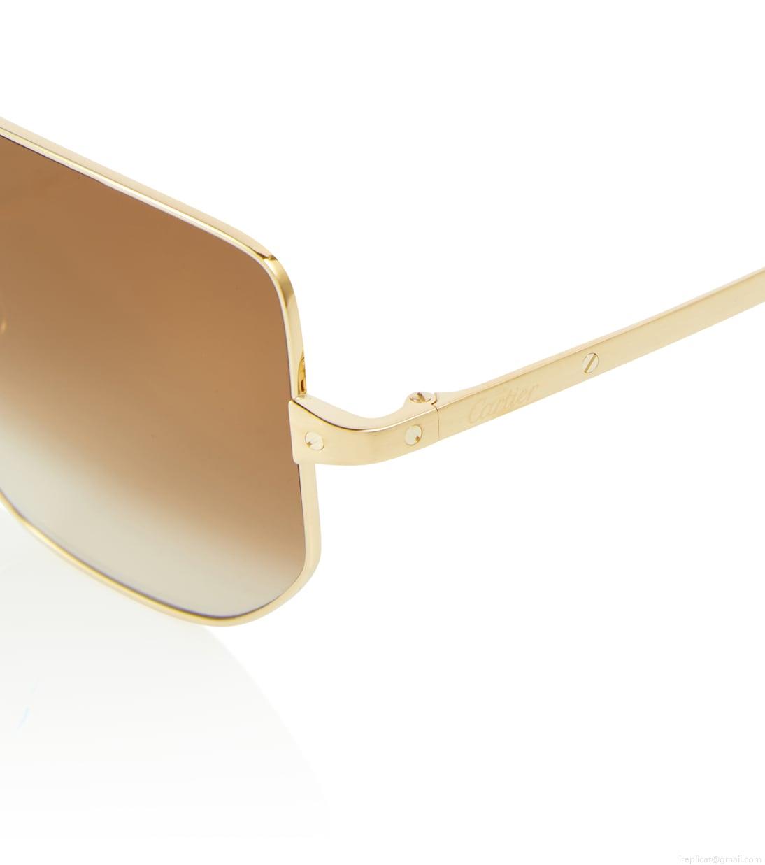 Cartier Eyewear CollectionSantos de Cartier square sunglasses Cartier Eyewear CollectionSantos de Cartier square sunglasses