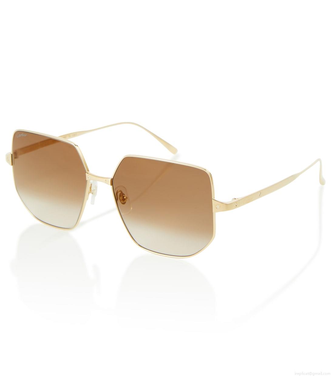 Cartier Eyewear CollectionSantos de Cartier square sunglasses Cartier Eyewear CollectionSantos de Cartier square sunglasses