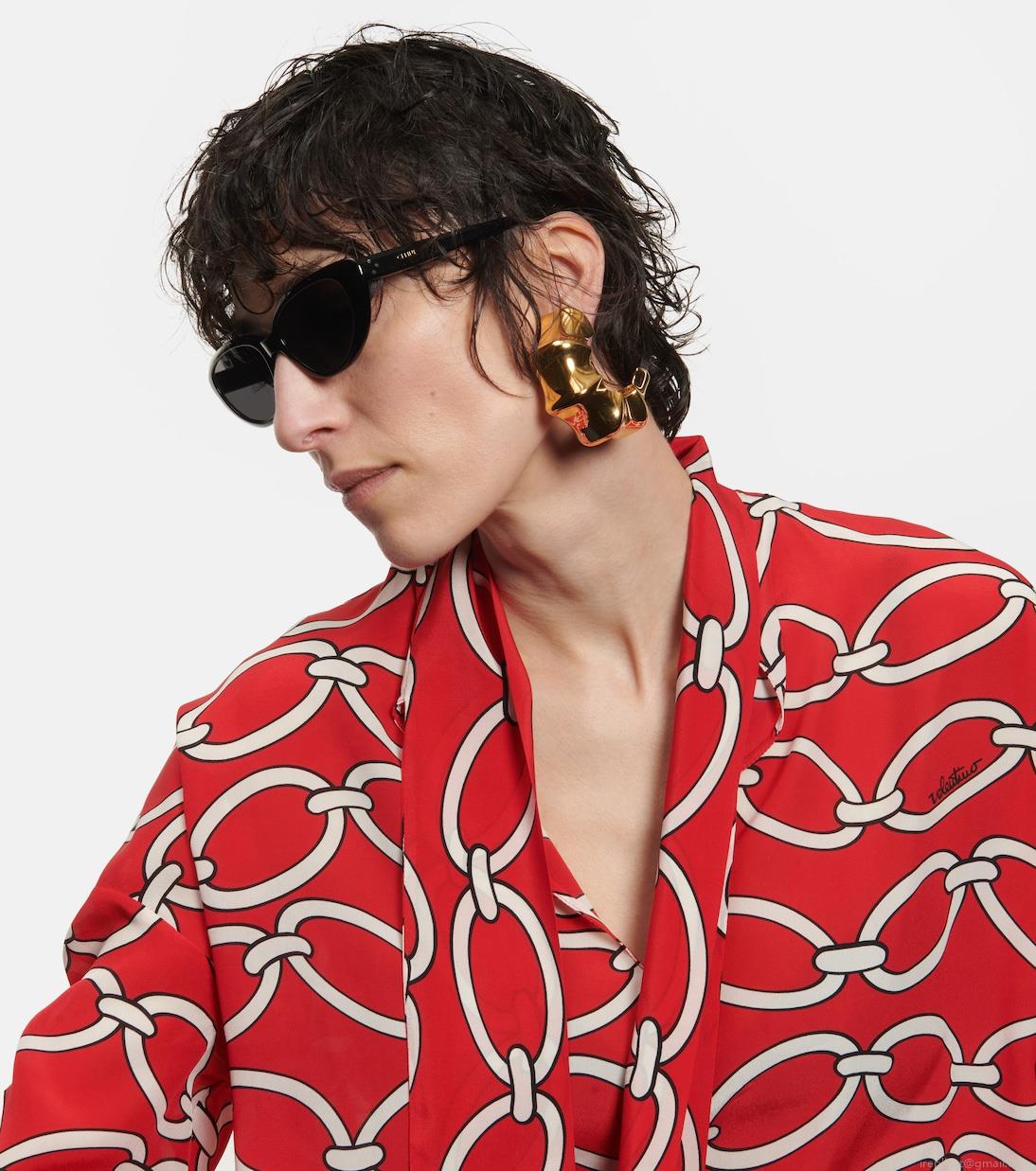 Celine EyewearCat-eye acetate sunglasses Celine EyewearCat-eye acetate sunglasses