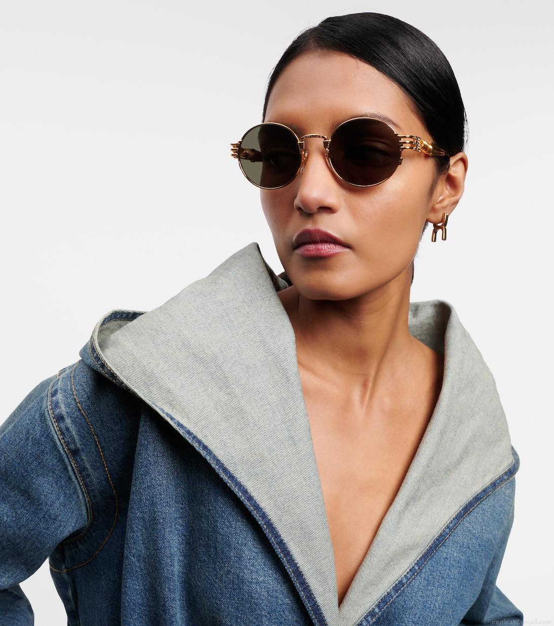 Jean Paul Gaultierx Karim Benzema 56-6106 round sunglasses Jean Paul Gaultierx Karim Benzema 56-6106 round sunglasses