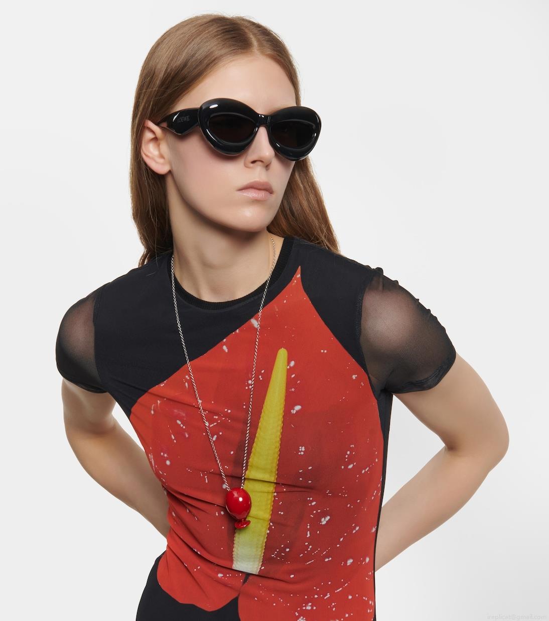 LoeweInflated cat-eye sunglasses LoeweInflated cat-eye sunglasses