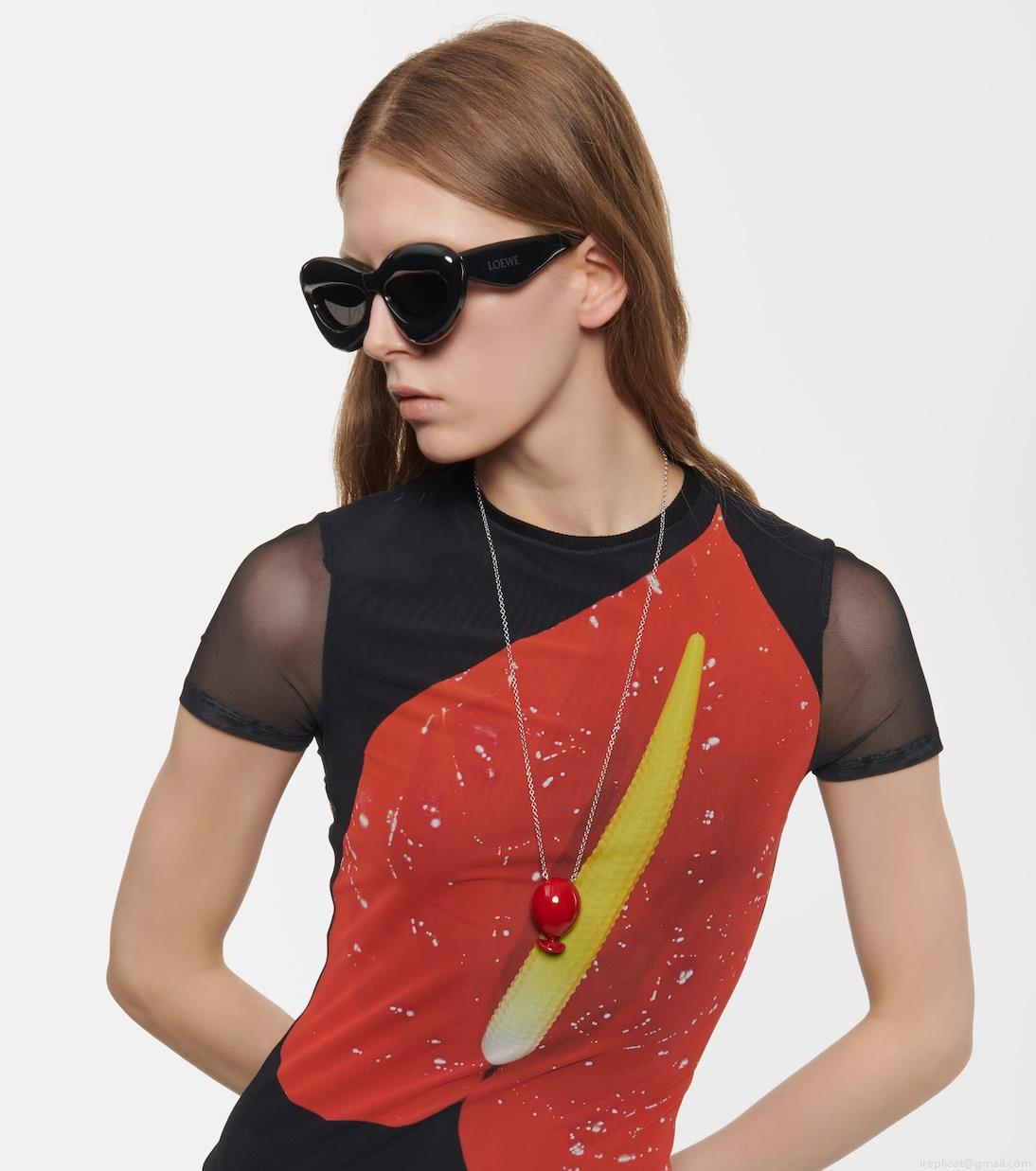 LoeweInflated cat-eye sunglasses LoeweInflated cat-eye sunglasses