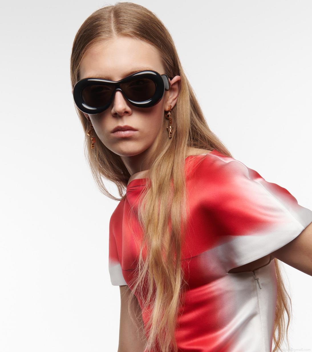 LoeweInflated oval sunglasses LoeweInflated oval sunglasses