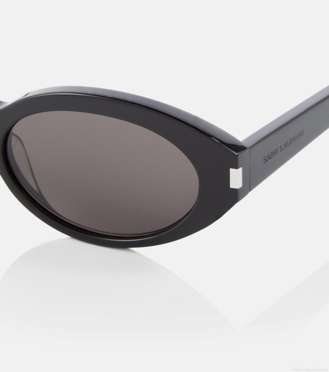 Saint LaurentOval acetate sunglasses Saint LaurentOval acetate sunglasses