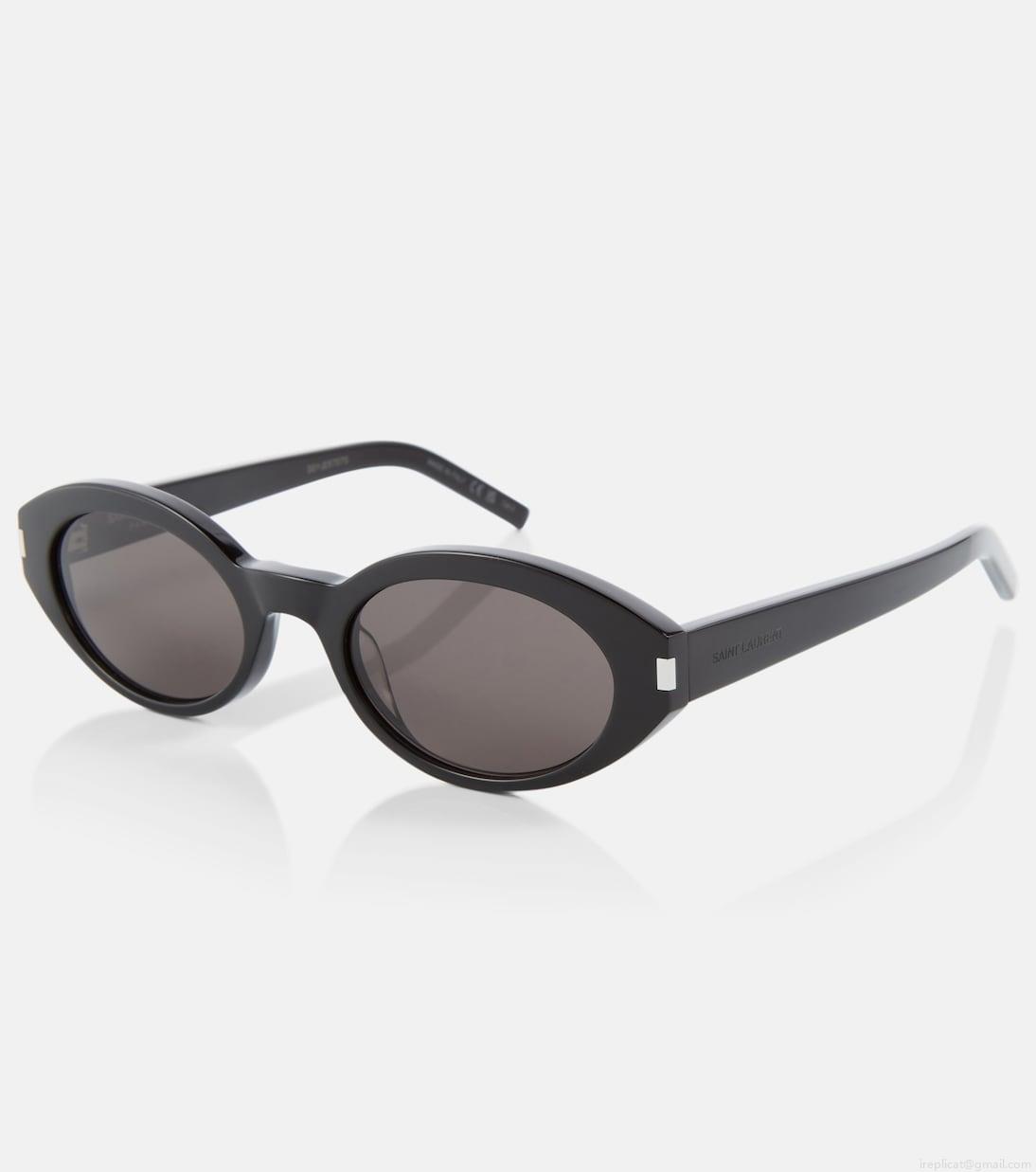 Saint LaurentOval acetate sunglasses Saint LaurentOval acetate sunglasses