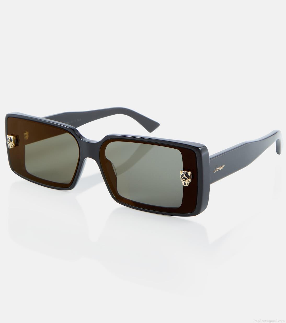 Cartier Eyewear CollectionPanthère de Cartier rectangular sunglasses Cartier Eyewear CollectionPanthère de Cartier rectangular sunglasses