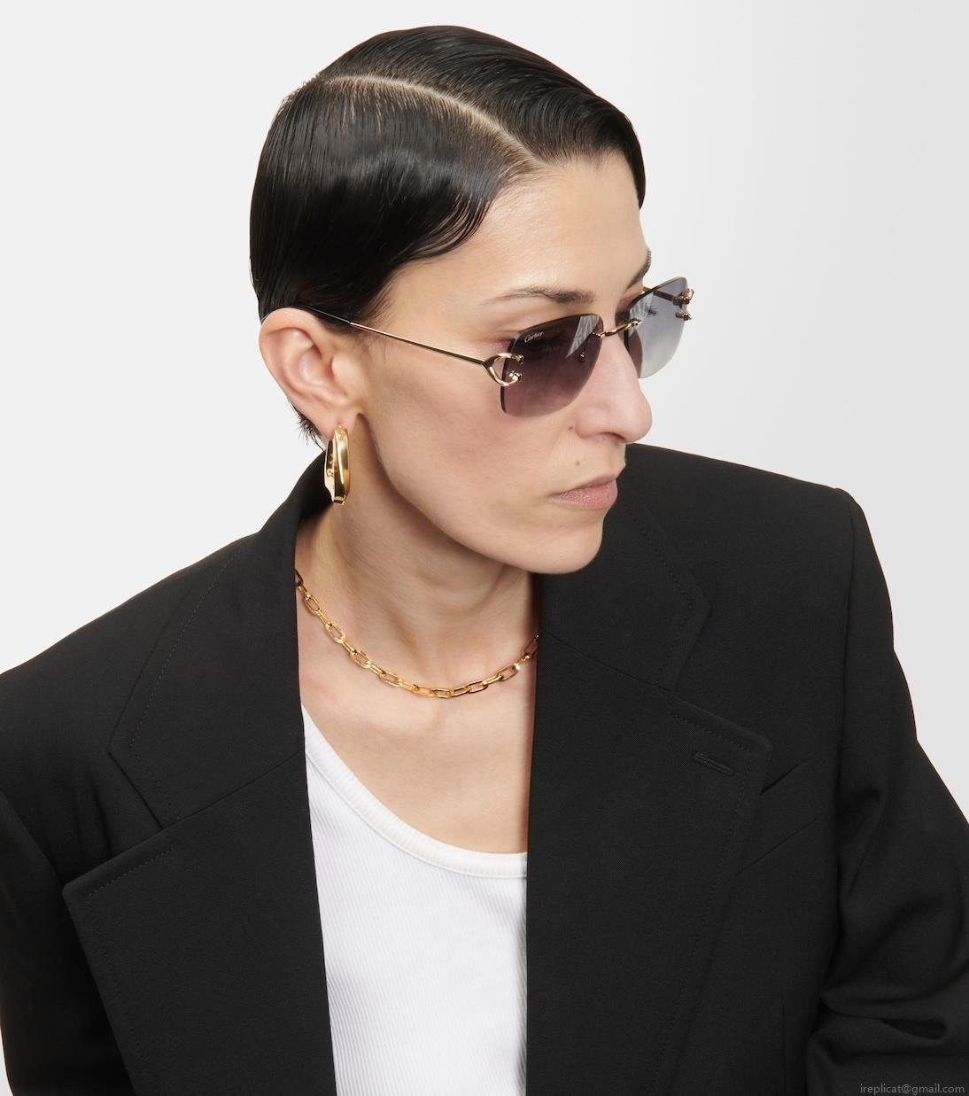 Cartier Eyewear CollectionRectangular sunglasses Cartier Eyewear CollectionRectangular sunglasses