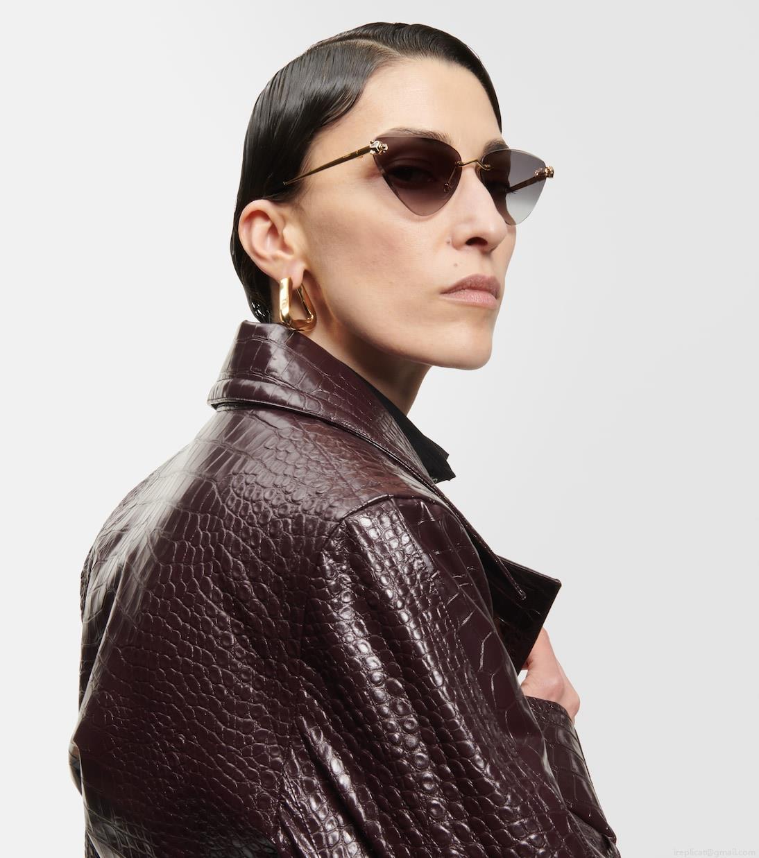 Cartier Eyewear CollectionCat-eye sunglasses Cartier Eyewear CollectionCat-eye sunglasses