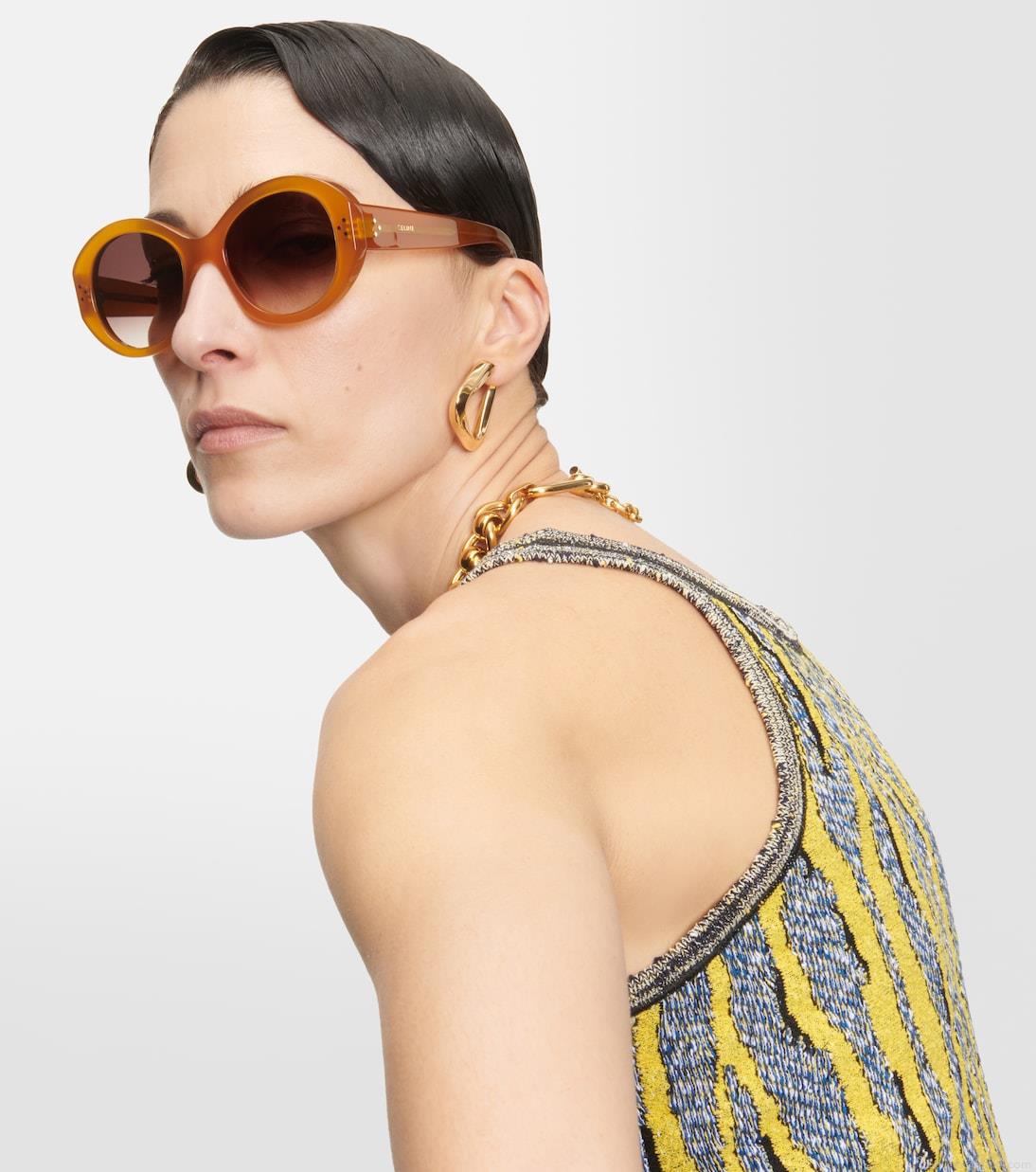 Celine EyewearBold round sunglasses Celine EyewearBold round sunglasses