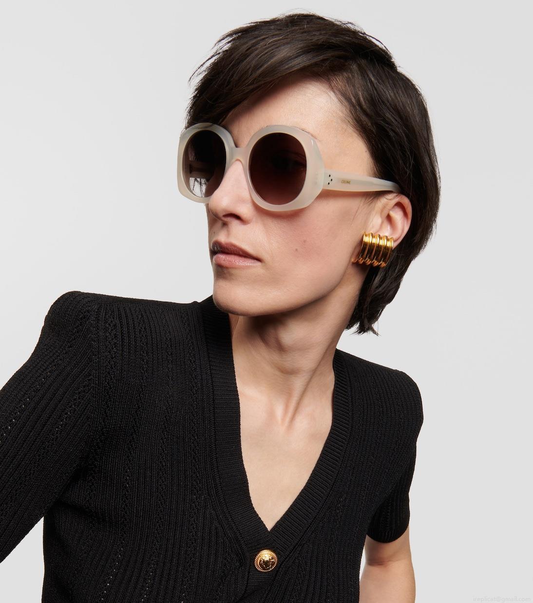 Celine EyewearBold round sunglasses Celine EyewearBold round sunglasses