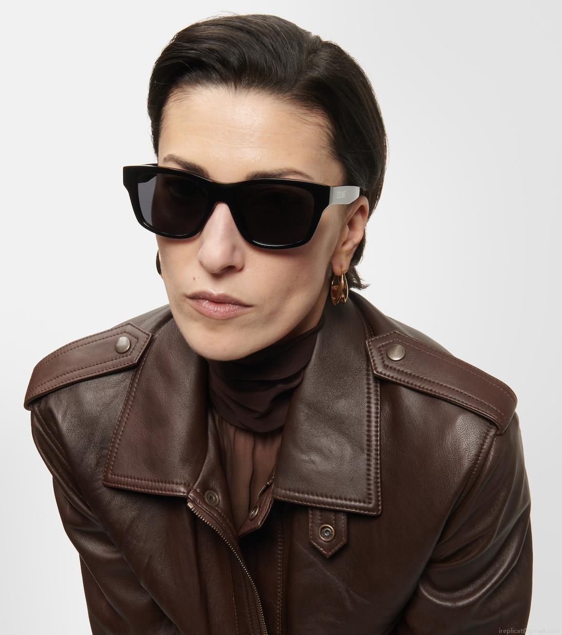 Celine EyewearMonochroms 05 square sunglasses with strap Celine EyewearMonochroms 05 square sunglasses with strap