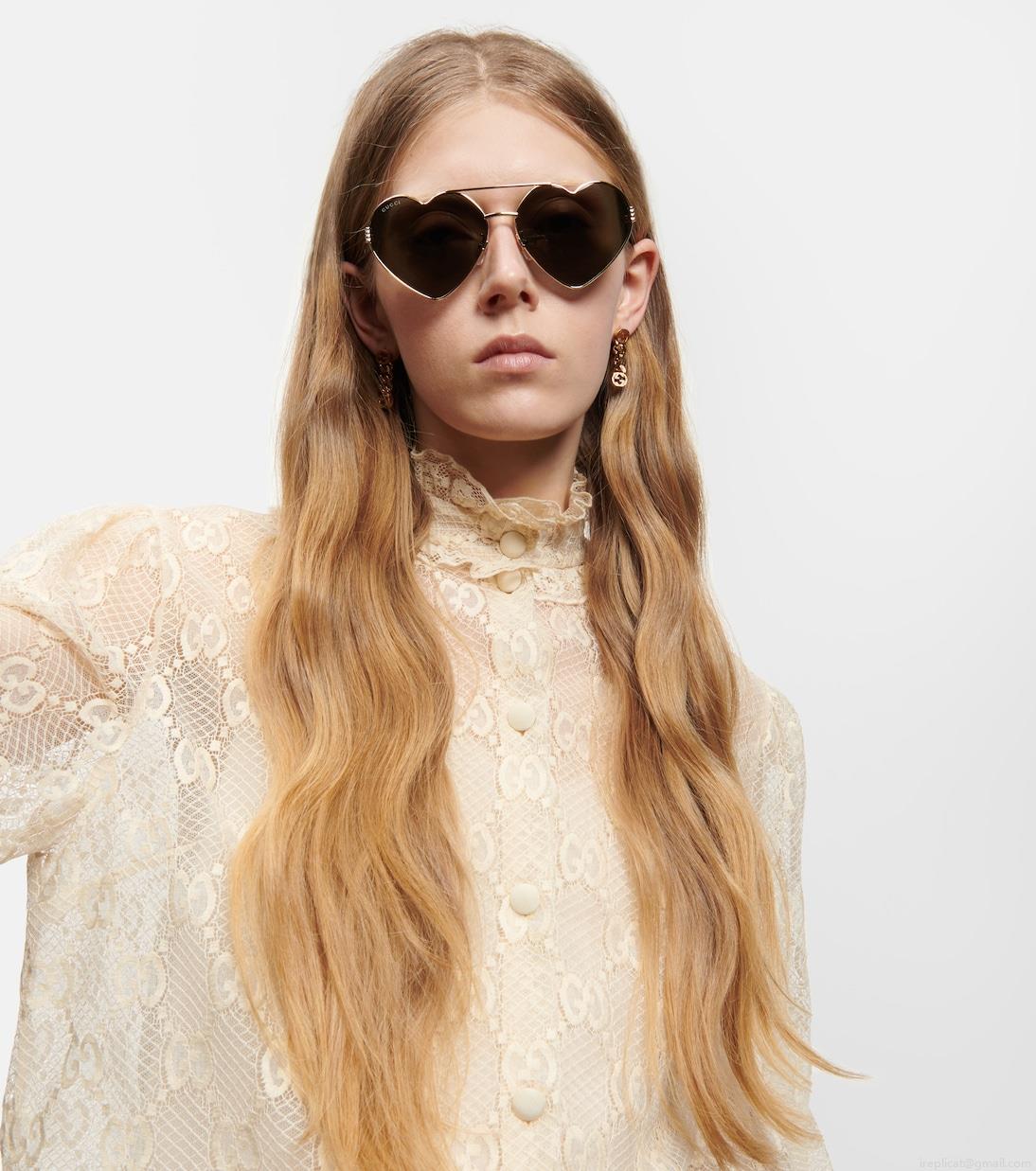 GucciHeart-shaped sunglasses GucciHeart-shaped sunglasses