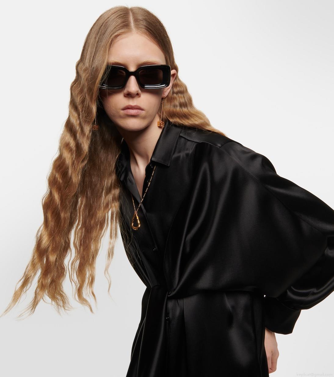 LoeweAnagram rectangular sunglasses LoeweAnagram rectangular sunglasses