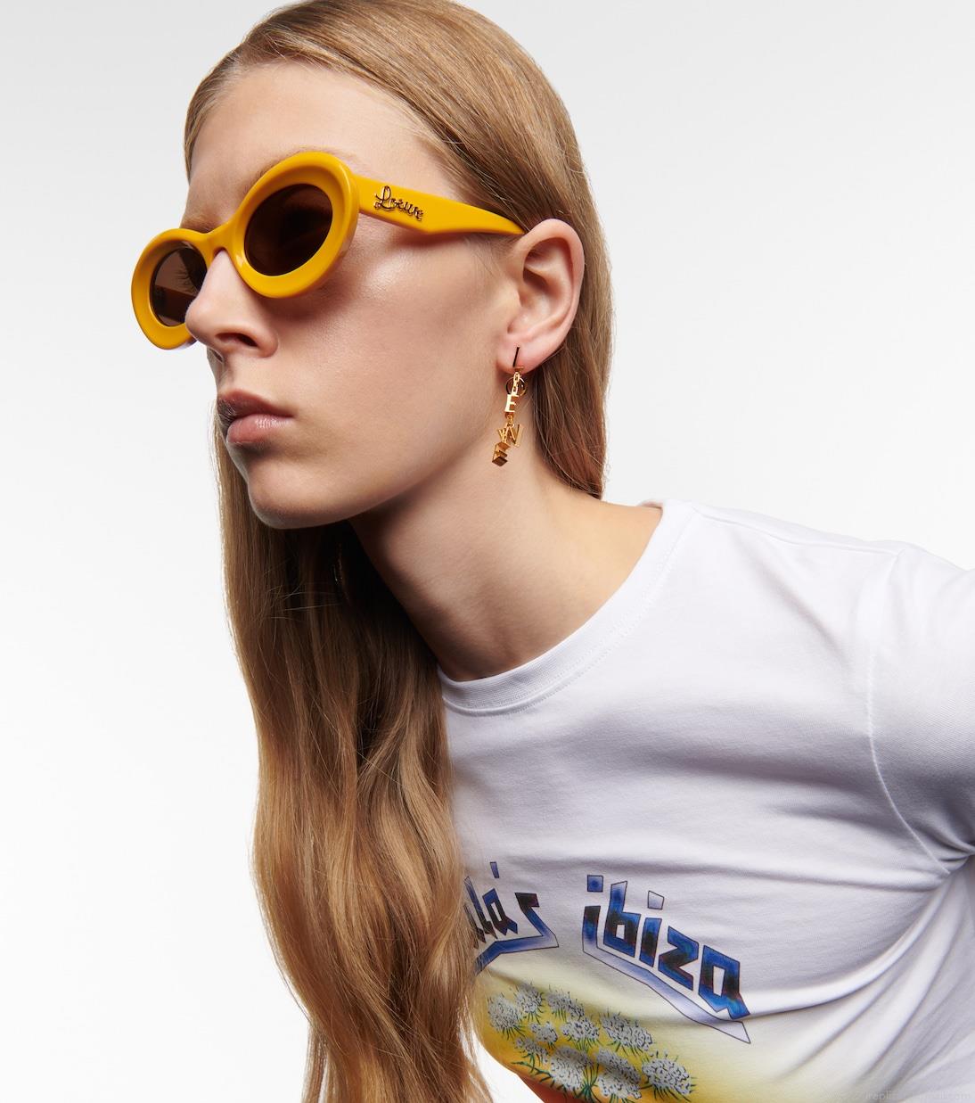 LoewePaula’s Ibiza Loop oval sunglasses LoewePaula’s Ibiza Loop oval sunglasses