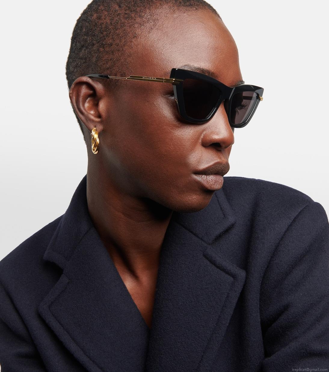 Bottega VenetaAngle cat-eye sunglasses Bottega VenetaAngle cat-eye sunglasses