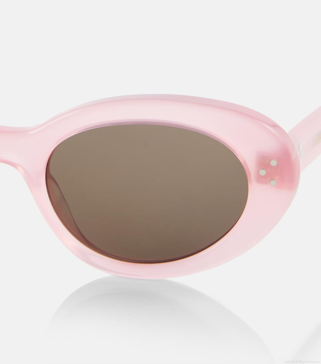 Celine EyewearBold 3 Dots oval sunglasses Celine EyewearBold 3 Dots oval sunglasses