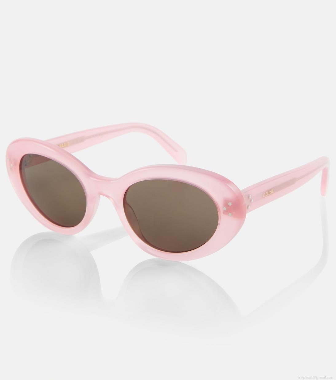 Celine EyewearBold 3 Dots oval sunglasses Celine EyewearBold 3 Dots oval sunglasses