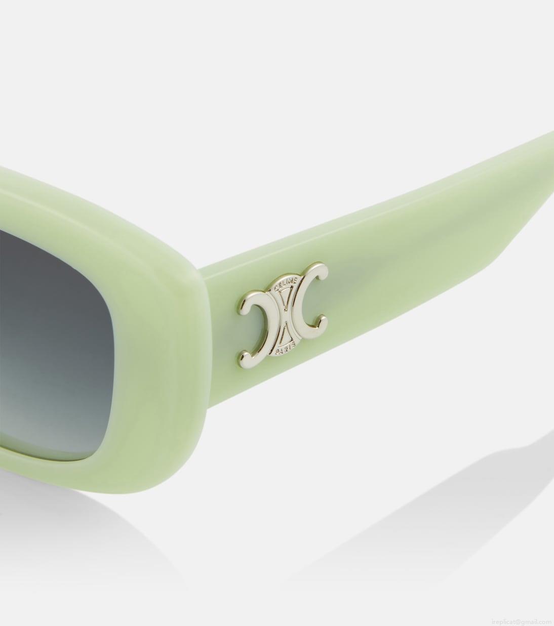 Celine EyewearTriomphe 04 rectangular sunglasses Celine EyewearTriomphe 04 rectangular sunglasses