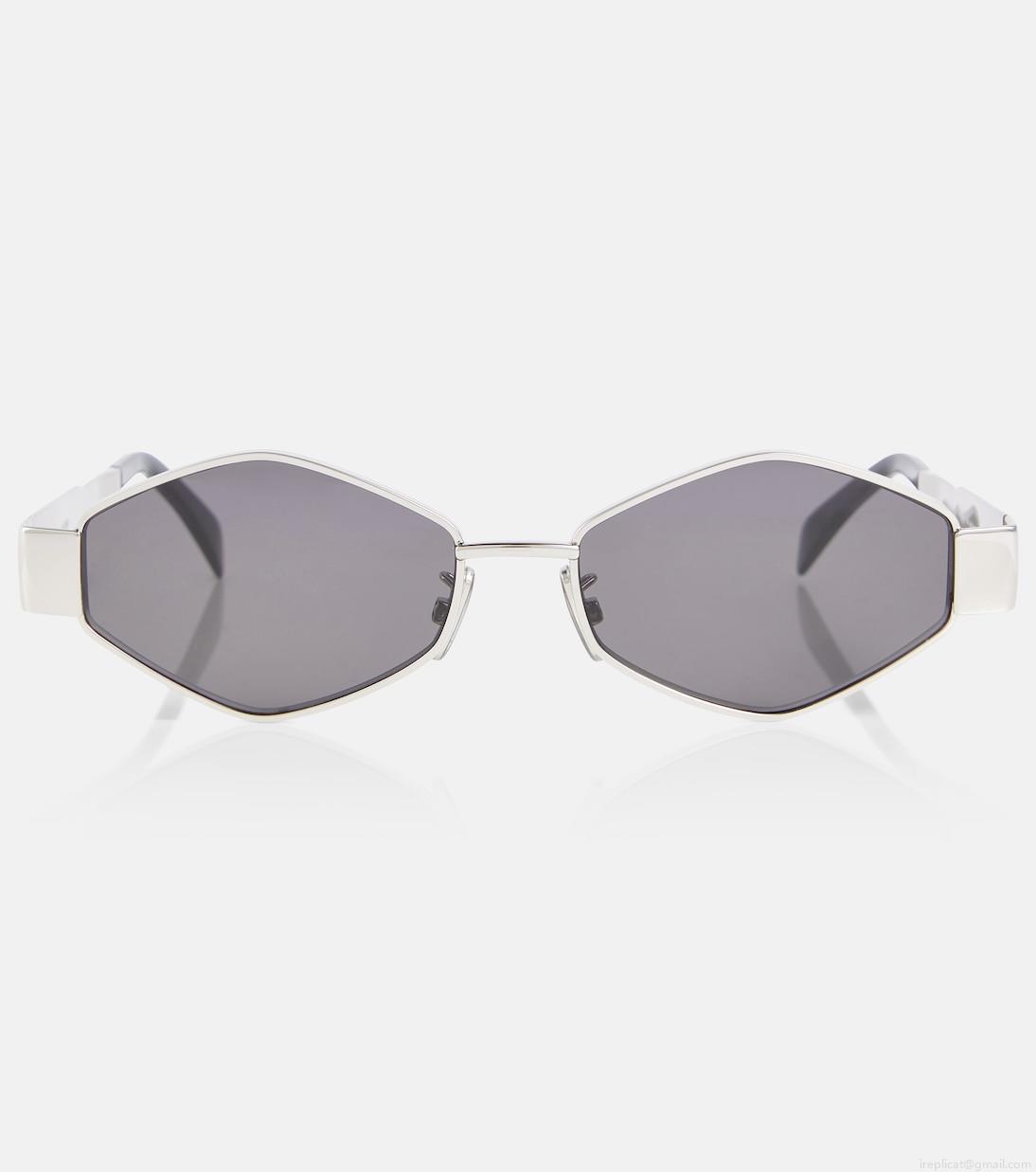 Celine EyewearTriomphe hexagonal sunglasses Celine EyewearTriomphe hexagonal sunglasses