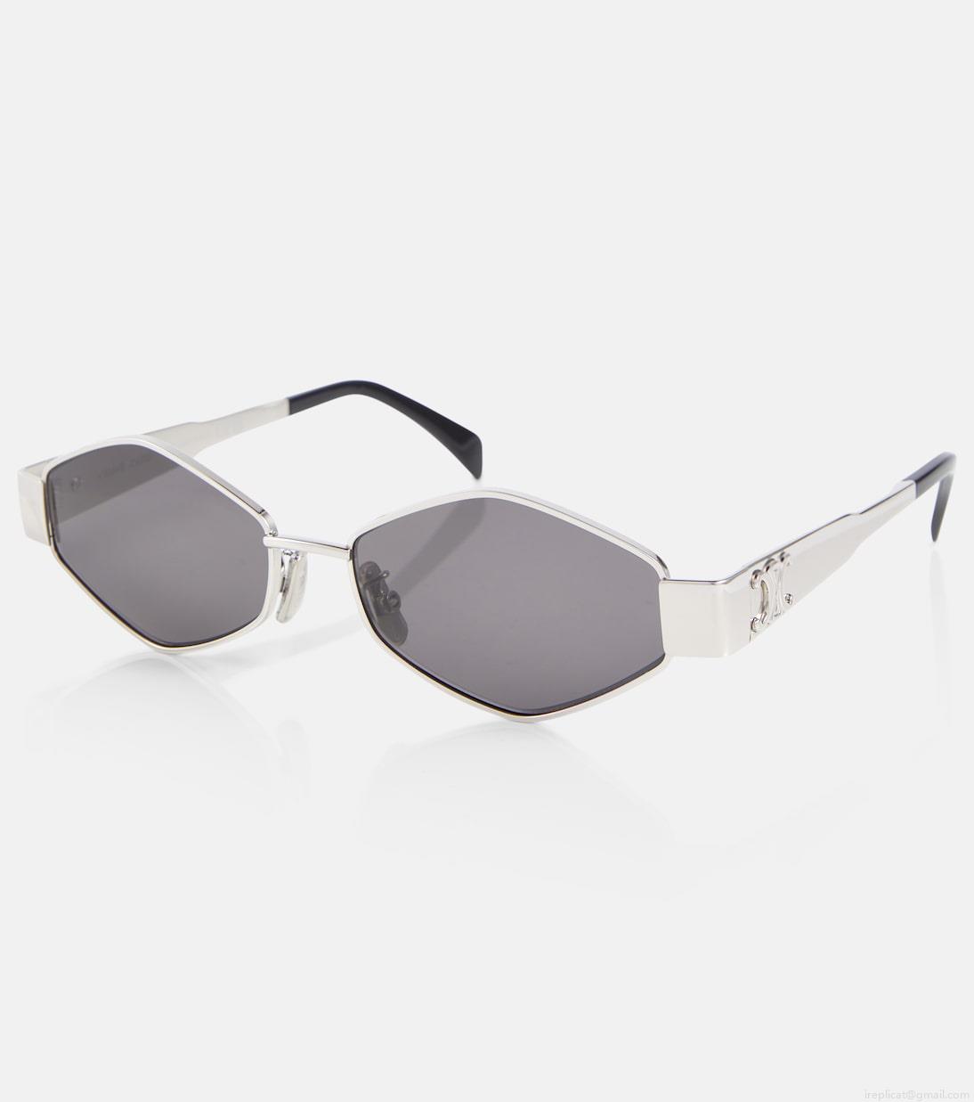 Celine EyewearTriomphe hexagonal sunglasses Celine EyewearTriomphe hexagonal sunglasses