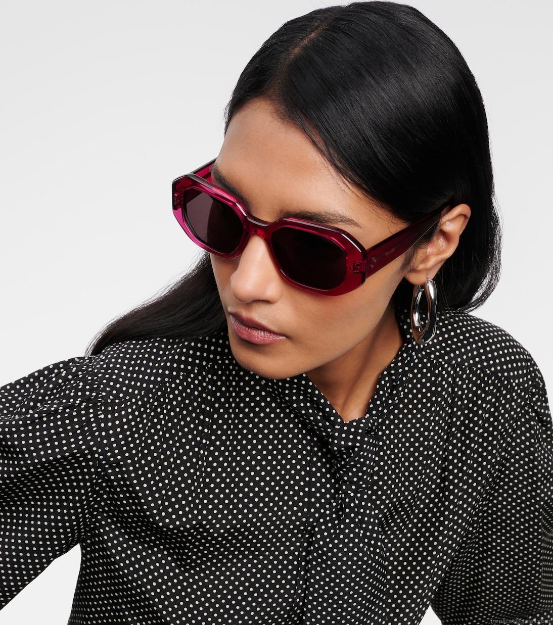 Celine EyewearBold 3 Dots oval sunglasses Celine EyewearBold 3 Dots oval sunglasses